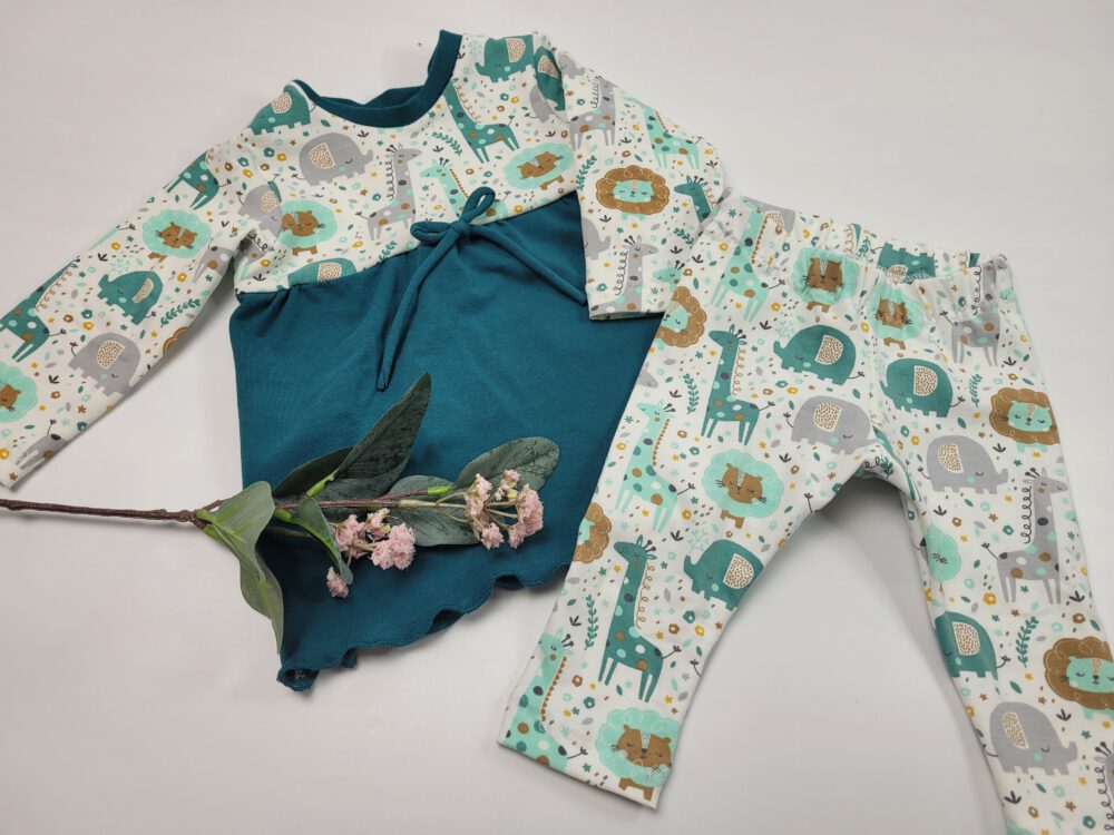 Tunika & Leggins | petrol | Gr 62/68