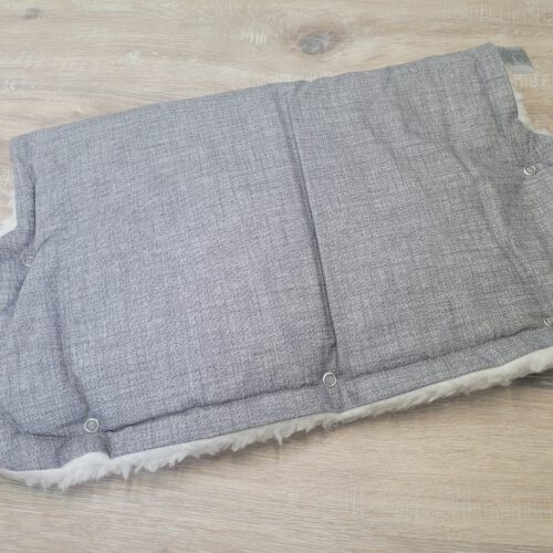 Kinderwagen-Muff (altes Design) | grau | wasserabweisend